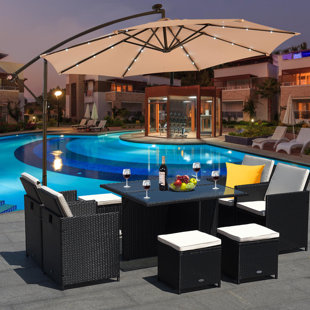 Lighted Patio Umbrellas You'll Love in 2021 | Wayfair